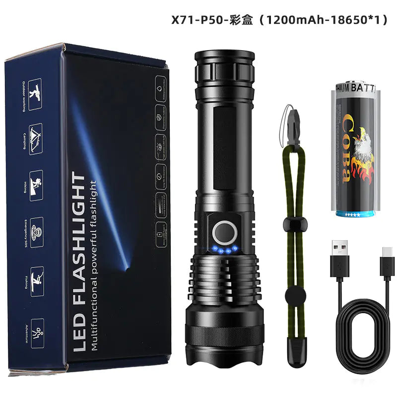 🔦 X92 USB Ultra Bright Flashlight – Potencia táctica. Diseño inteligente.