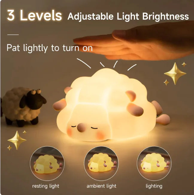 Rechargeable Sheep Night Light