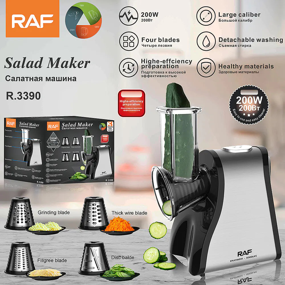 Electric Cheese Grater and Vegetable Slicer Machine