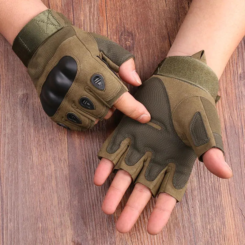 Men's Half Finger Tactical Gloves
