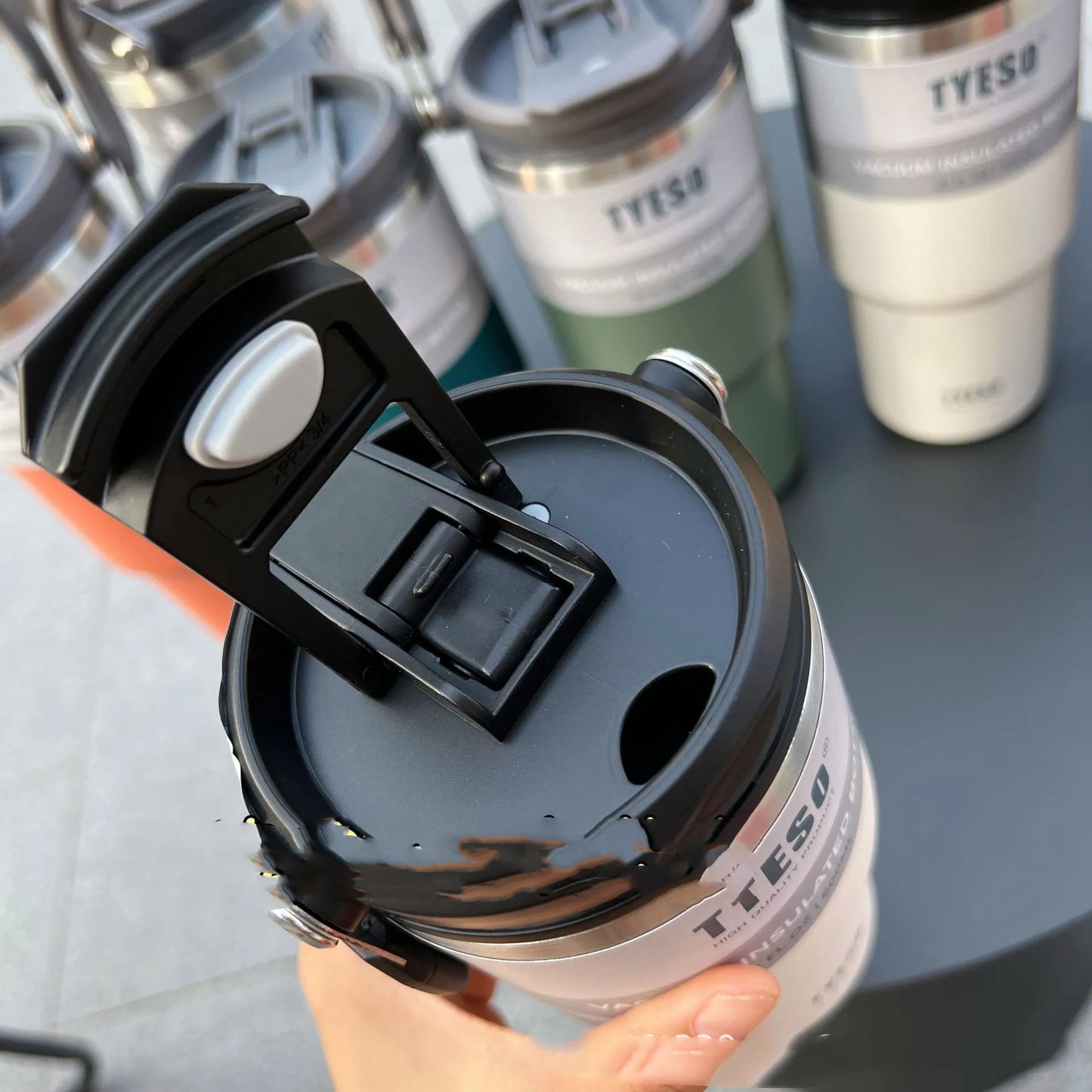 Large Stainless Steel Dual Drink Cup