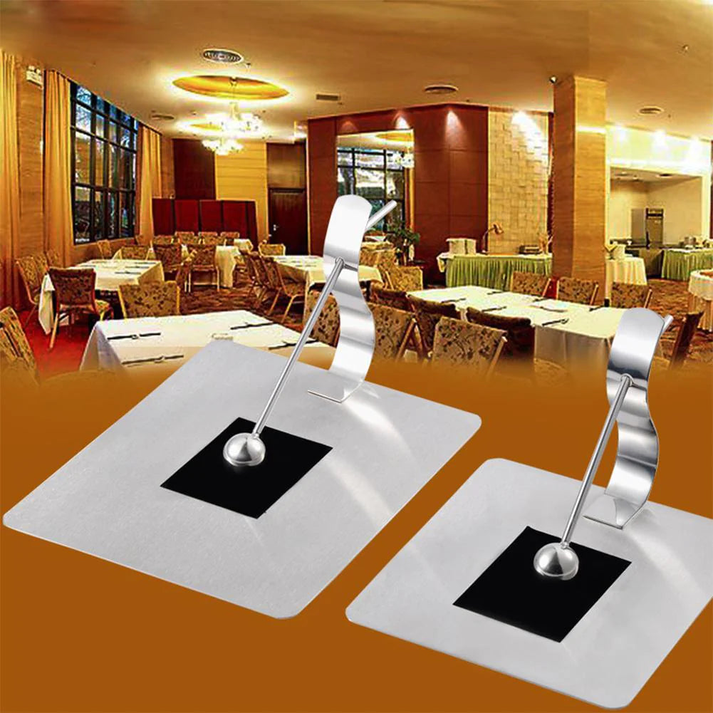 Square Stainless Steel Tissue Box for Tabletop