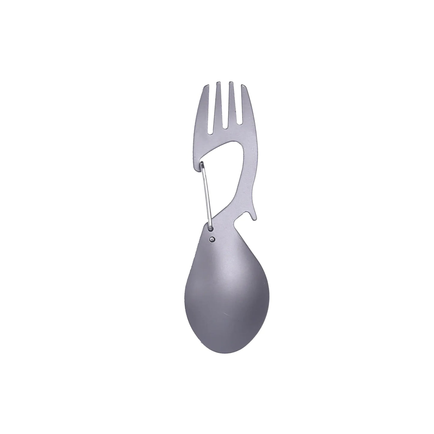 Titanium Multifunctional Fork and Spoon with Opener