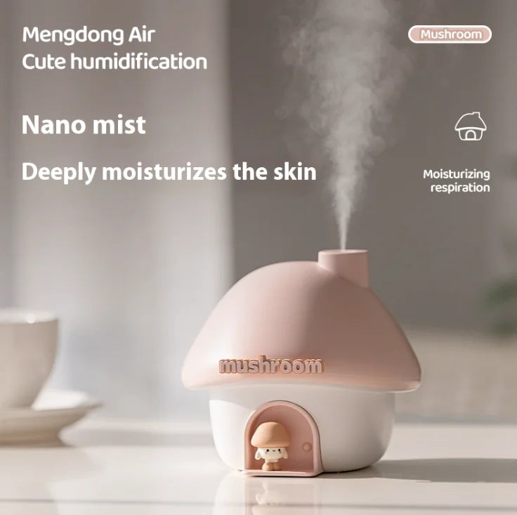 Lámpara Humidificadora con Forma de Hongo 🍄 | Luz Cálida, Aromaterapia y Diseño Silencioso – SMART HC