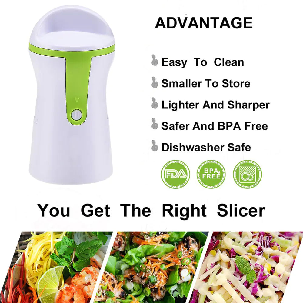 Handheld Veggie Slicer & Peeler