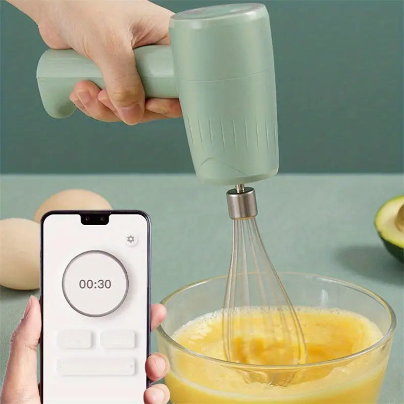 2-in-1 Electric Egg Beater and Food Processor Machine